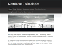 Tablet Screenshot of electriniumtech.com